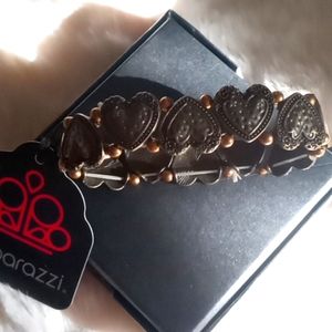 NWT 3 for $12 Paparazzi stretch bracelet Rustic Heartthrob
